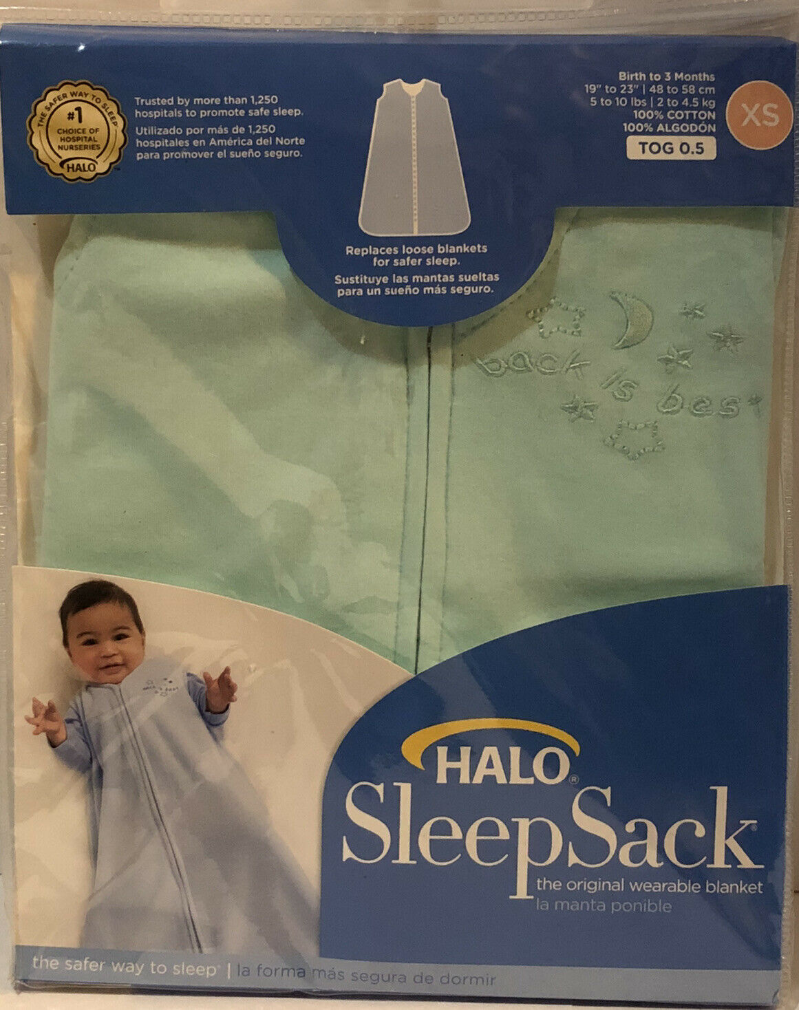 Halo Baby Sleep Sack Halo X- Small The Original Wearable Blanket New In Package