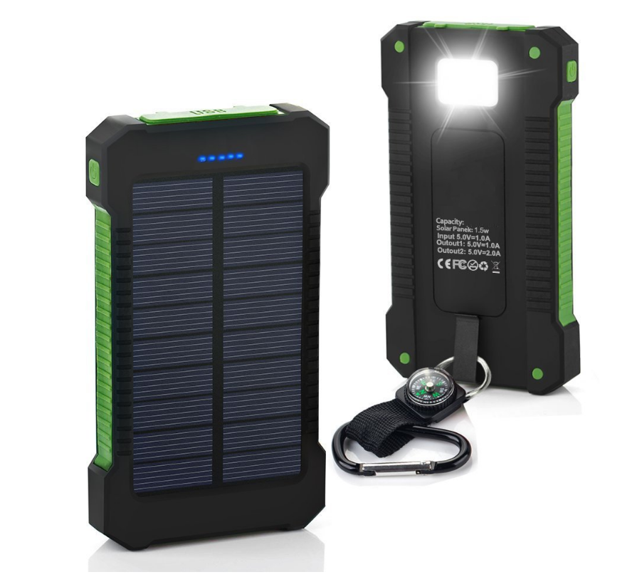Powernews 3000000mah Usb Portable Battery Charger Solar Power Bank Phone Kg